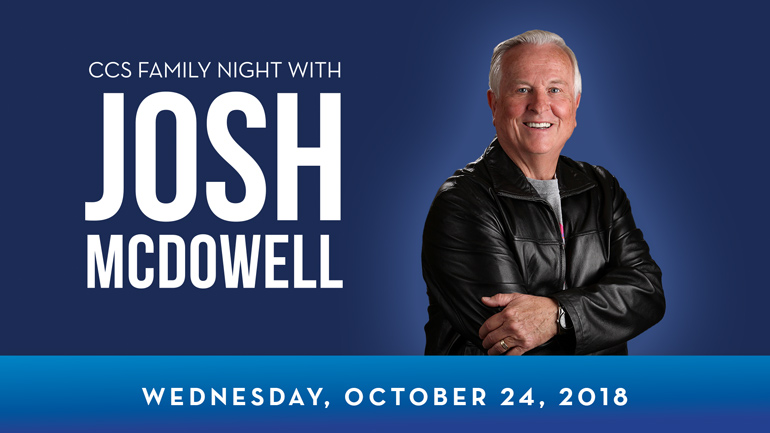 CCS Family Night with Josh McDowell